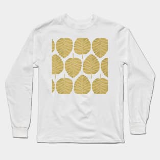 Gold Alocasia Long Sleeve T-Shirt